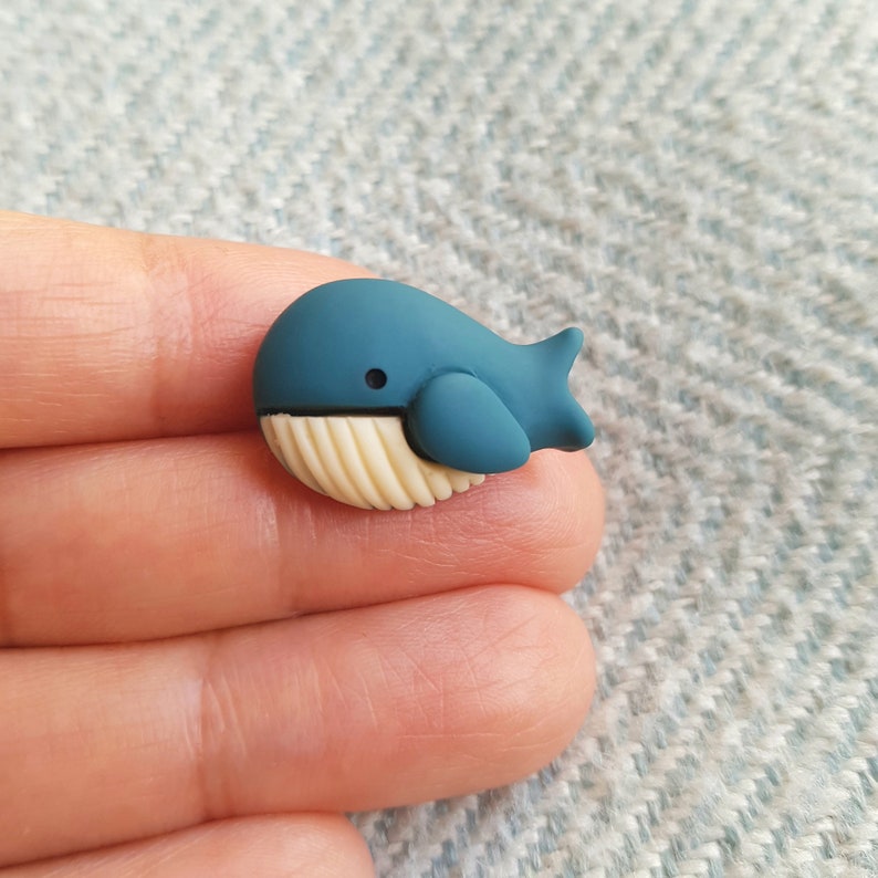 UK shop Cute Blue Whale Pin Brooch image 7