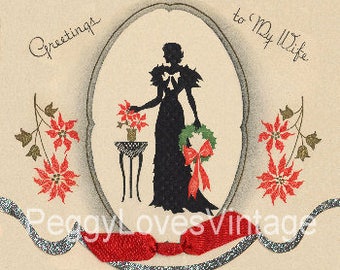 280 Vintage Christmas Greeting Card Images on CD Vol 8