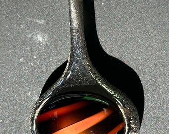 1970’s Sarah Coventry Tiger Eye Pendant in Silvertone Metal