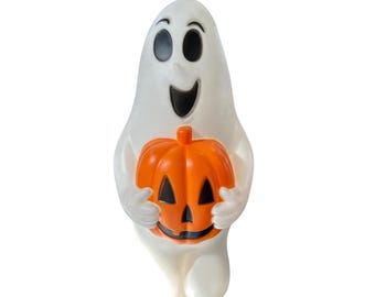 Halloween Blow Mold Ghost w Pumpkin 14 inch Target Hyde and Eek