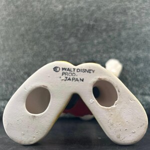 MCM Walt Disney's Ceramic Mickey Mouse Figurine Paint Loss Japan image 8