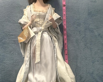 Franklin Heirloom Boudoir Doll Gibson Girl Porcelain Collectible