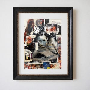 Obsession Collage Art Photo Print