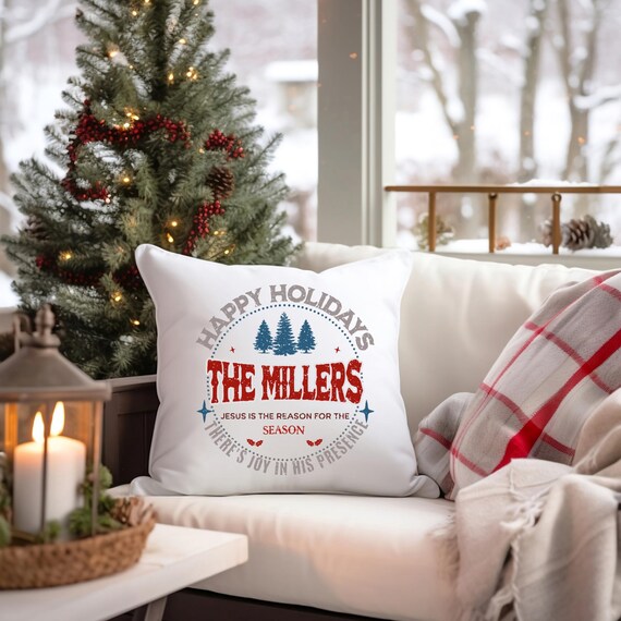 Customised Couch Pillow, Comfy Couch Pillow, Christmas Couch