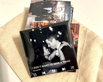 Imán de nevera con música personalizado, imán con foto personalizado, imán con música NFC, imagen personalizada, regalo de cumpleaños, regalo de San Valentín, regalo de aniversario