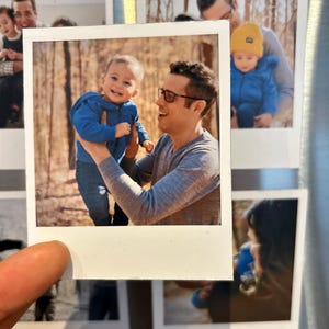 Retro Photo Magnets | Set of 6 | Custom Fridge Magnets | Custom Gifts | Birthday Gift | Holiday Gifts