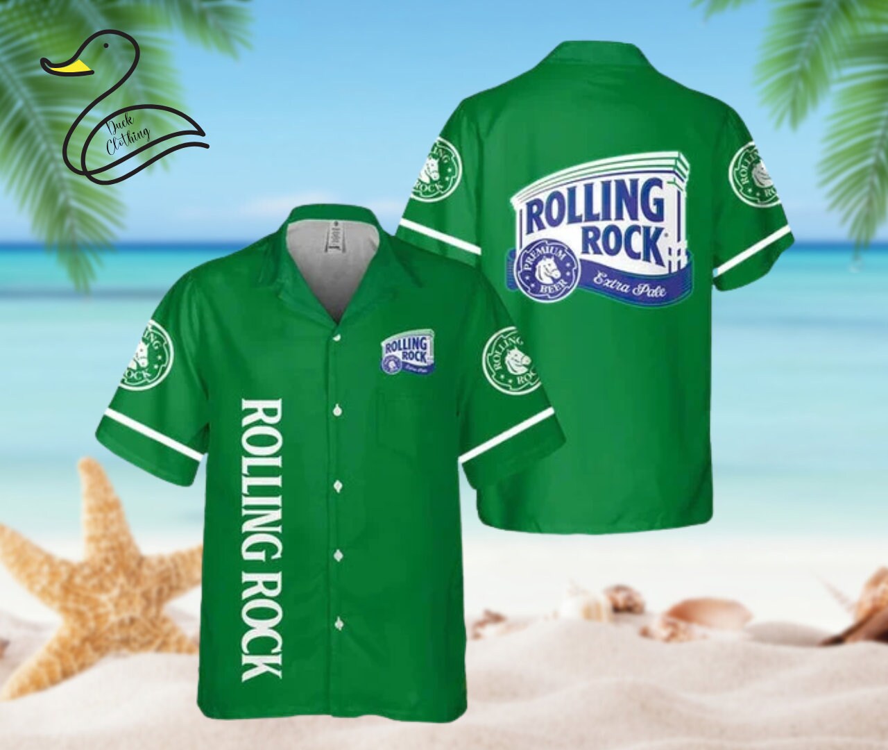 Rolling rock hawaiian shirt Clearance