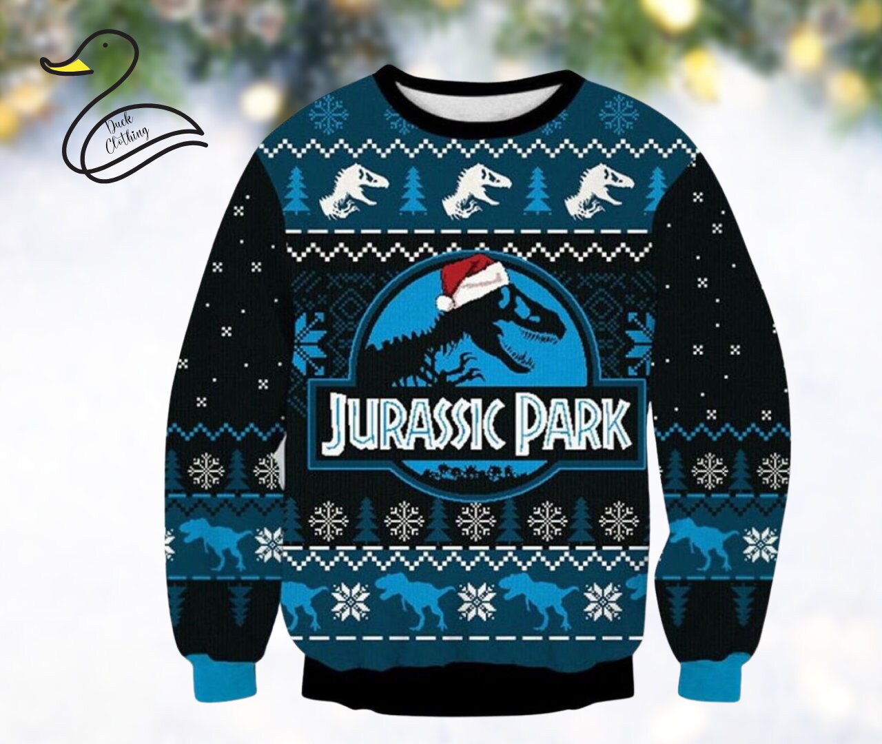 Jurassic Park Sweater - Etsy