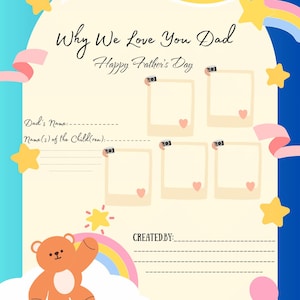 Waarom we van je houden, papa: digitaal miniboek voor Vaderdag