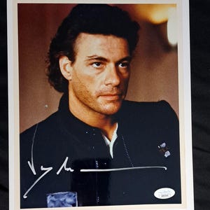 Jean-Claude Van Damme &quot;TIMECOP&quot; Signed 8X10 Photo w/JSA COA