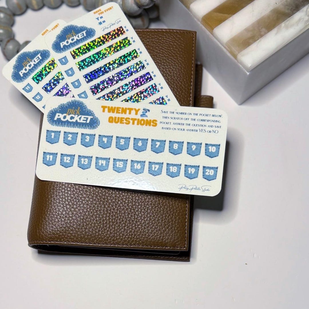 Pick Pocket - 20 Questions Savings Challenge (3 Different Sets of ...