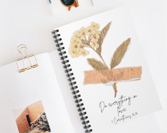 Caderno espiral baseado na fé, diário cristão, bloco de notas religioso, diário de oração, planejador inspirador, presente religioso