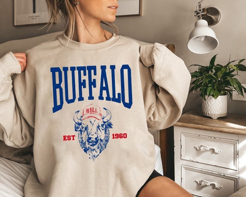 Discover Buffalo Football Sweatshirt, Football Club Bill Sweatshirt, Bills Football Fan Shirt