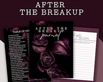 After the Breakup Journal | Journaling, Mindfulness, Self-Development, Breakup Recovery, Post-Breakup Support, Self-Love Practice, Healing
