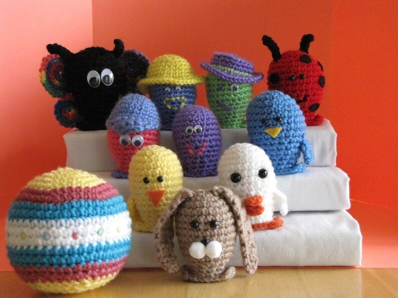 Easter Spring Bowling Set Crochet Pattern image 1