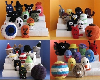 Amigurumi Bowling Sets Crochet Pattern Bundle Deal - Buy 2 Get 3rd HALF PRICE
