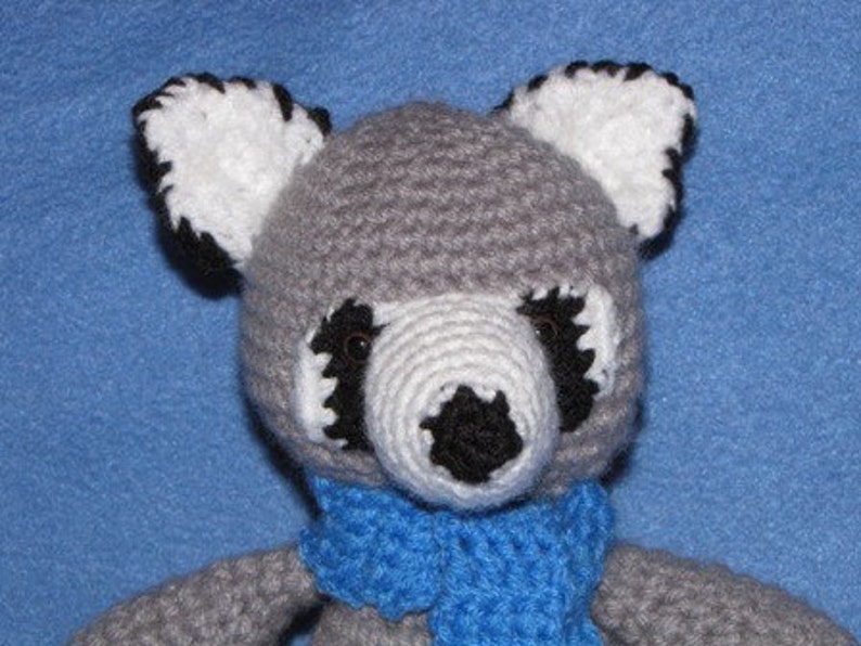 Amigurumi Rascal the Raccoon Crochet Pattern image 5