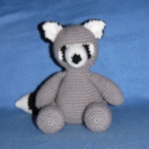 Amigurumi Rascal the Raccoon Crochet Pattern image 2