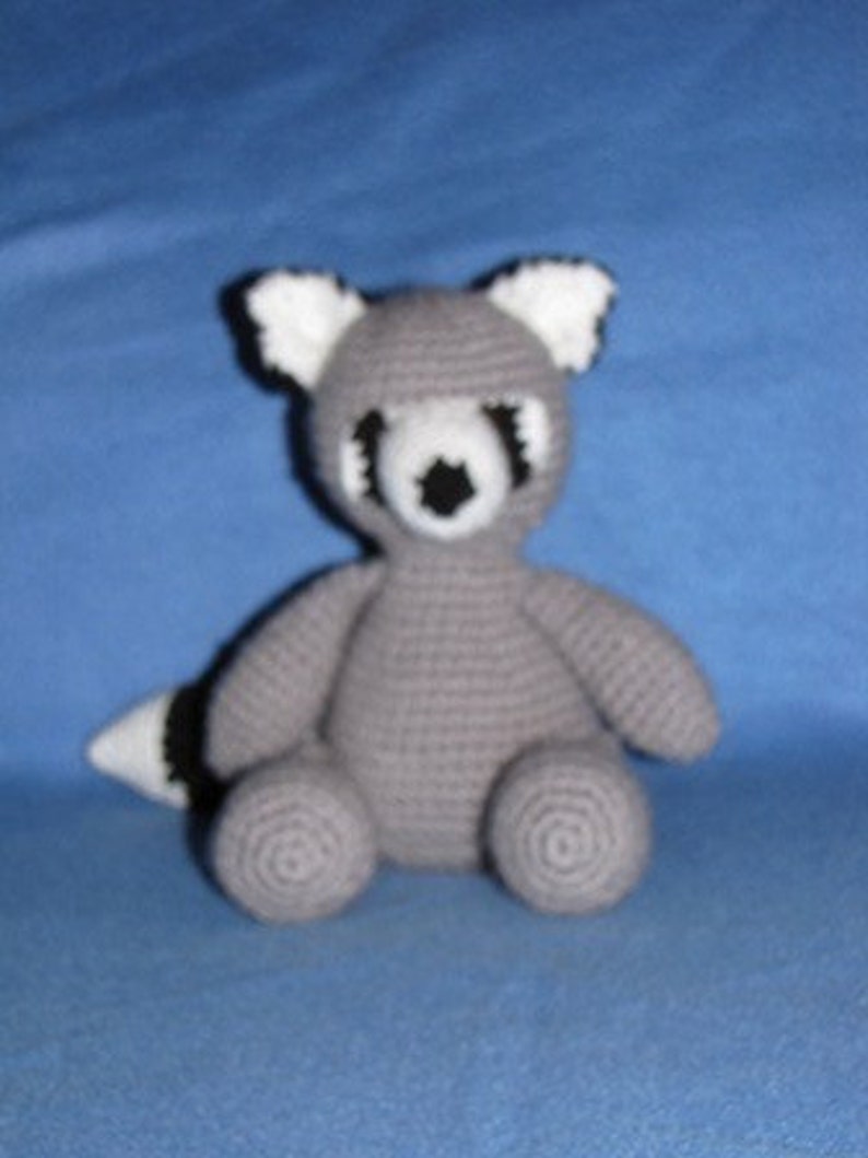 Amigurumi Rascal the Raccoon Crochet Pattern image 2