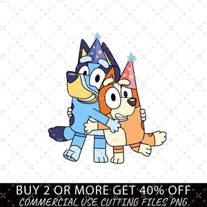 Bluey Birthday SVG PNG、My Birthday Png、Birthday Party Png、Birthday Gifts Png、Happy Birthday Png、Birthday Family Matching、Bluey Numbers