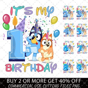 ブルーイの誕生日Png、私の誕生日Png、誕生日パーティーPng、誕生日プレゼントPng、お誕生日おめでとうPng、誕生日の家族マッチングPng、ブルーイの番号
