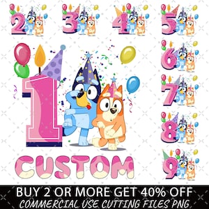 ブルーイの誕生日Png、私の誕生日Png、誕生日パーティーPng、誕生日プレゼントPng、お誕生日おめでとうPng、誕生日の家族マッチングPng、ブルーイの番号