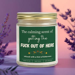 Funny coworker farewell candle gift for friend leaving job goodbye gifts for coworker leaving a job sarcastic candle boss leaving job moving