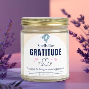 Best preceptor candle Nurse Preceptor Thank You Gifts End of Clinicals Appreciation Preceptor Gift MD Funny Preceptor Candle Male