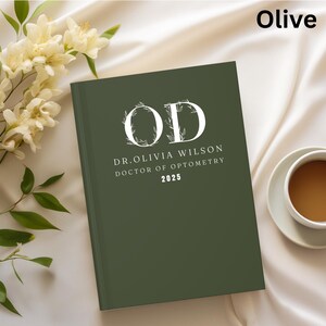 Custom Doctor of Optometry Graduation Gift Personalized OD Degree Journal Graduation Gift for New Optometrist Optometry School Student gift
