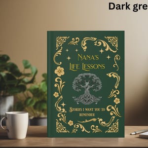 Custom Grandma Legacy Journal Gift Babcia Memories Personalized Nana Memory Book Abuela Keepsake Memory Notebook for Grandchildren