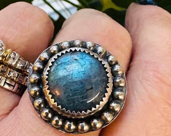 Labradorite Cocktail Ring