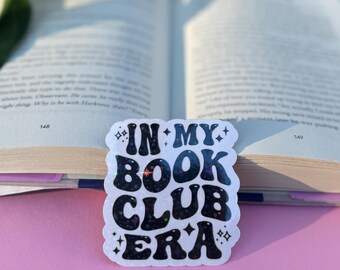 In My Book Club Era Sticker: Waterproof Vinyl Decal