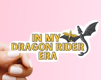 Fourth Wing Dragon Rider Era Sticker - Book Lover Gift
