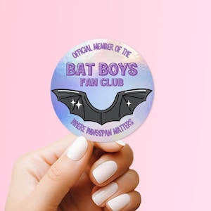 ACOTAR Bat Boys Sticker, Holographic, ACOTAR, Romantasy, Bookish, Book Lover, Rhysand, Cassian, Azriel, Kindle Sticker, Book Club