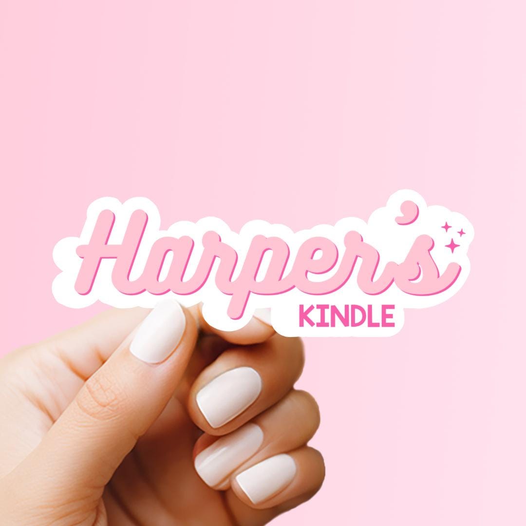 Custom Kindle Name Sticker, Personalized Kindle Sticker, Bookish ...