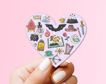 ACOTAR Book Icons Sticker