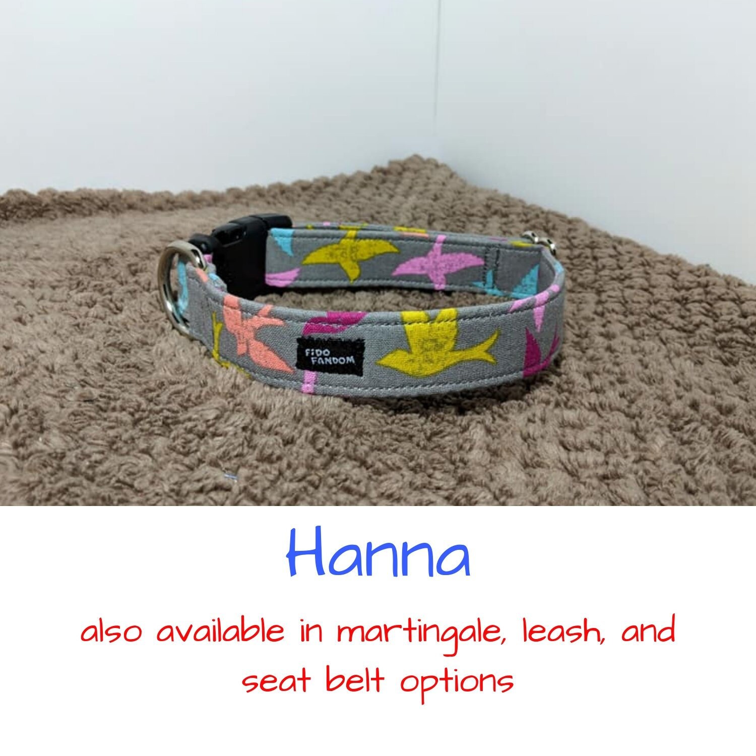 Bird Dog Collar Bird Collar Swallows Dog Collar Girl Dog Etsy