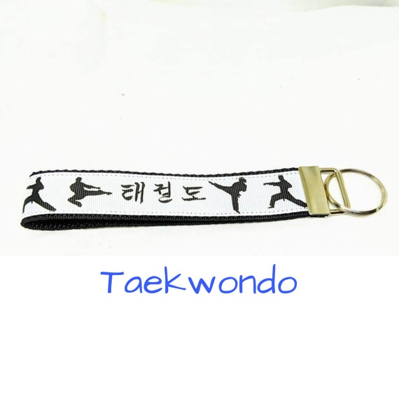 Taekwondo Keychain Tae Kwon Do Keychain Korea Keychain Etsy