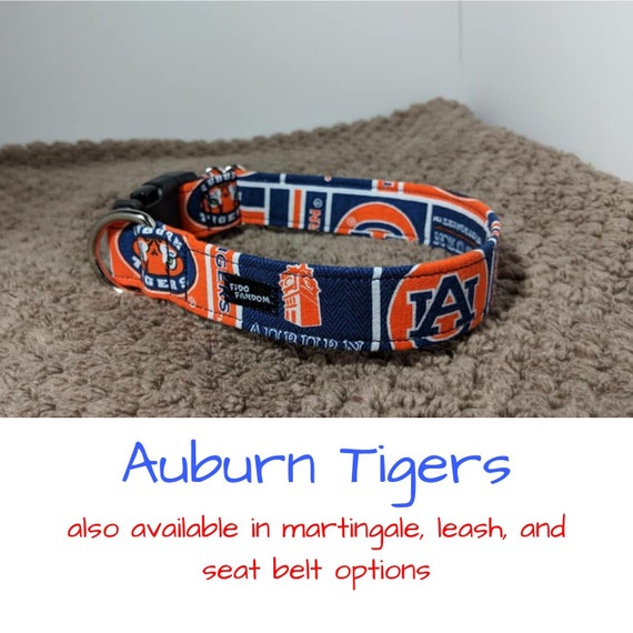 Auburn Tiger Checked Belt Orange