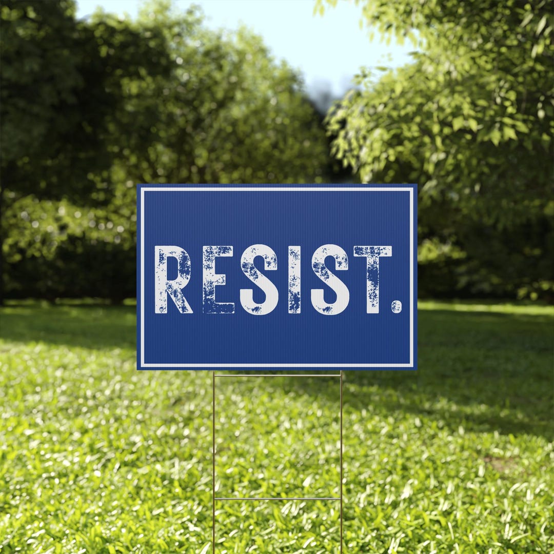 Double-sided Yard Sign, Waterproof Yard Sign, Resist Yard Sign, Resist ...