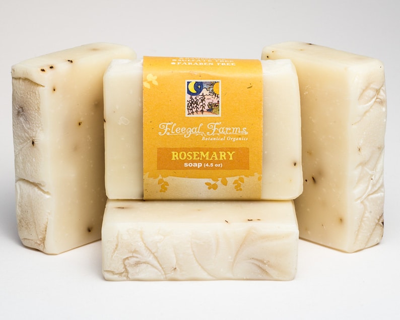 Rosemary Soap Bar. Natural/ Handmade/ Artisan. Generous 4.5 Oz Etsy