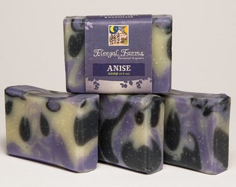 Anise Soap. Natural Soap. Cold Process Soap. Palm Free Soap. Vegan Soap. Rainwater Soap. Essential Oil Soap. Herbal Soap. Handmade Soap.