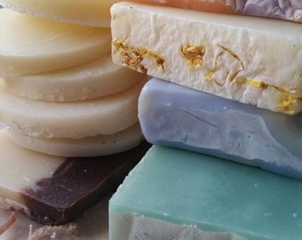 Mar Bar Special 3 lbs, natural bulk soap, cold process bars and ends