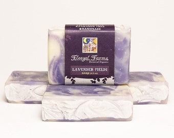 Lavender Fields Soap. Lavender Soap. Cold Process Soap. Palm Free Soap. Vegan Soap. Rainwater Soap. Essential Oil Soap. Herbal Soap.