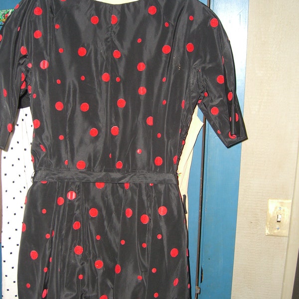 Vintage Victoria’s Secret red polka dot dress