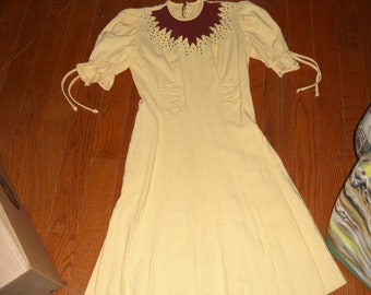 VLV SALE!!!  Ladies deadstock 1940"s Rockabilly dress FAB!!
