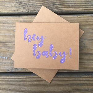 Hoi schat!  baby shower card, nieuwe baby, het is een jongen, het is een meisje, nieuwe aankomst, baby kaart
