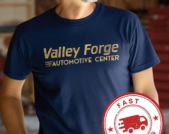 Valley Forge Automotive Shirt - Tires TV Show Shirt Shane Gillis Merch Mechanic Shirts for Men Last Minute Express Halloween Costumes