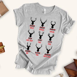 Carnivore Christmas Shirt - Reindeer Cuts of Meat Funny Xmas Sweatshirt Gift for Butcher Farmer Hunter Steak Unisex Husband Wife Plus Size