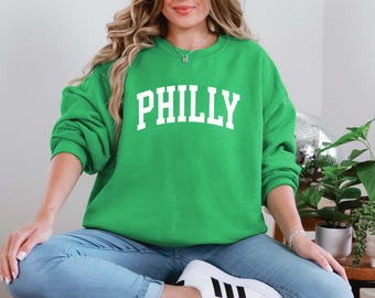 Philly Sweatshirt - Philadelphia Football Shirt Kelly Green Sports Champions Vintage Fan Gift Men Women Plus Size Unisex Tshirt, Sweatshirt